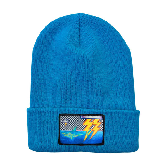 Richardson R18 Solid Beanie with Cuff + Mars Patch