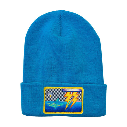 Richardson R18 Solid Beanie with Cuff + Mars Patch