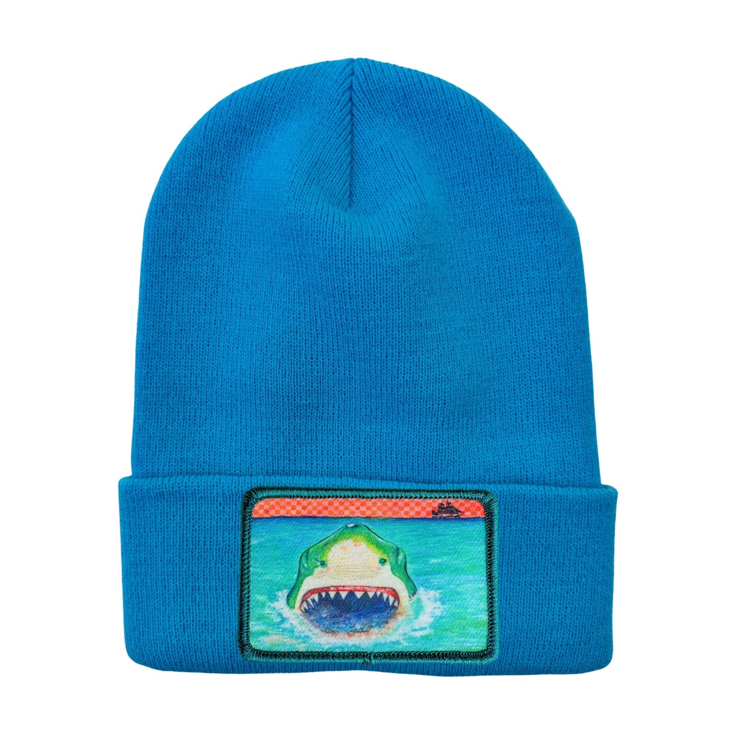 Richardson R18 Solid Beanie with Cuff + Mars Patch