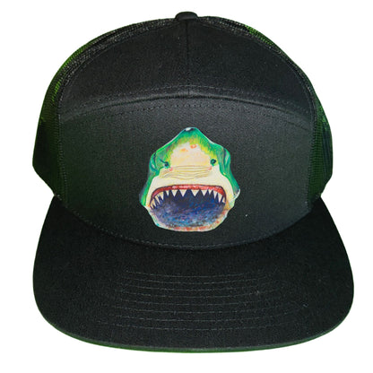 Richardson 168 7-Panel Trucker Hat + Mars Patch