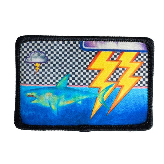 Lightning Bites Patch - Black Border
