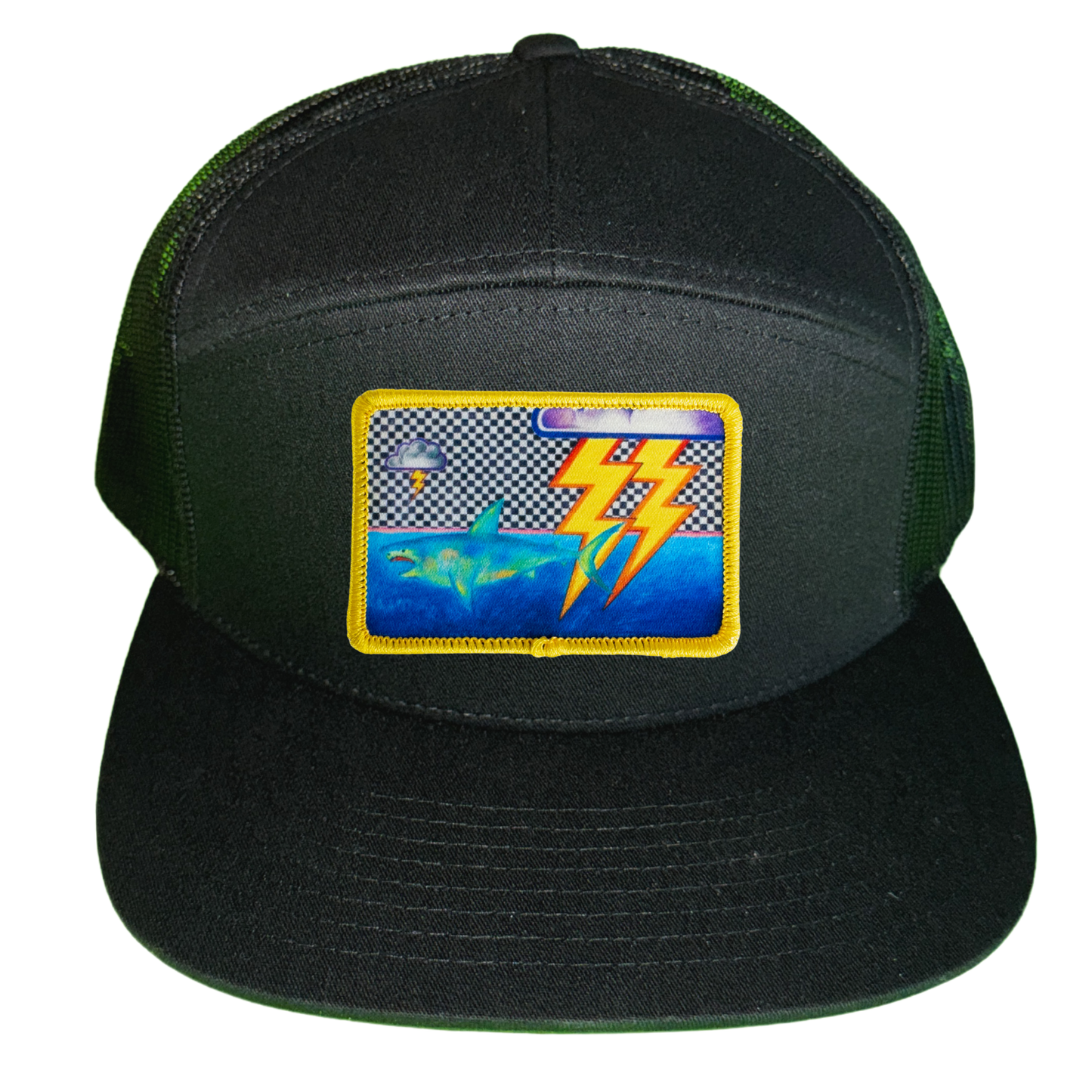 LIGHTNING BITES - Yellow Border - Headwear