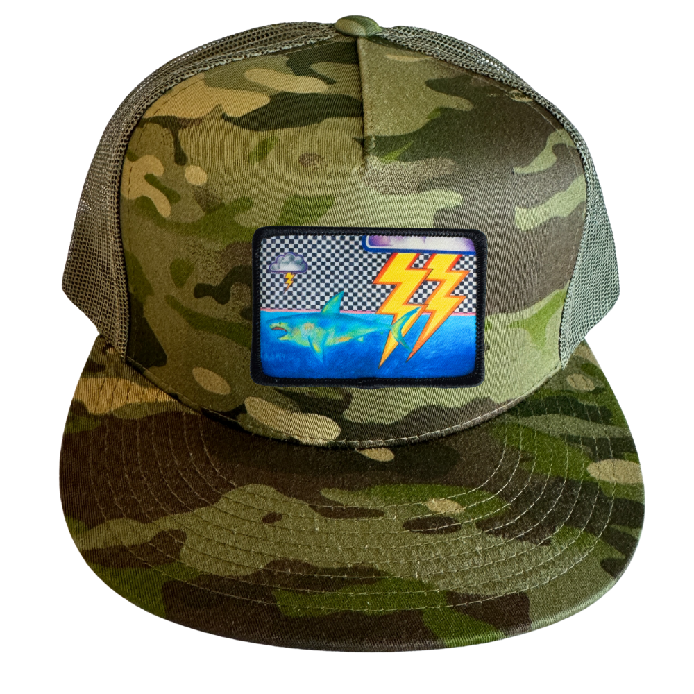 LIGHTNING BITES - Black Border - Headwear