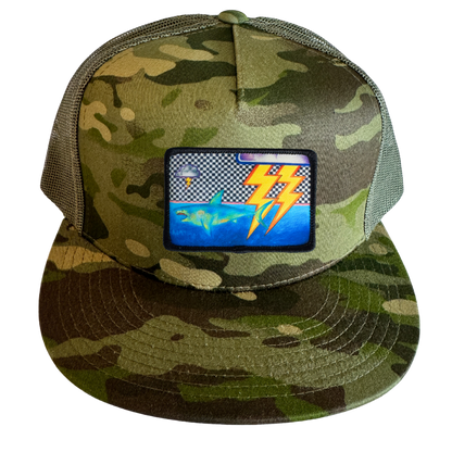LIGHTNING BITES - Black Border - Headwear