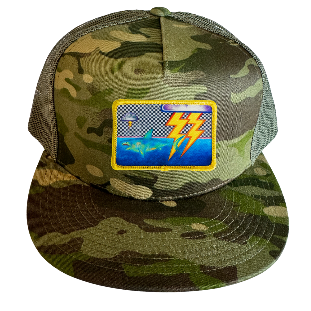 LIGHTNING BITES - Yellow Border - Headwear