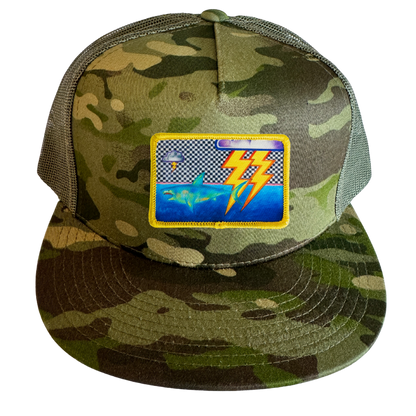 LIGHTNING BITES - Yellow Border - Headwear