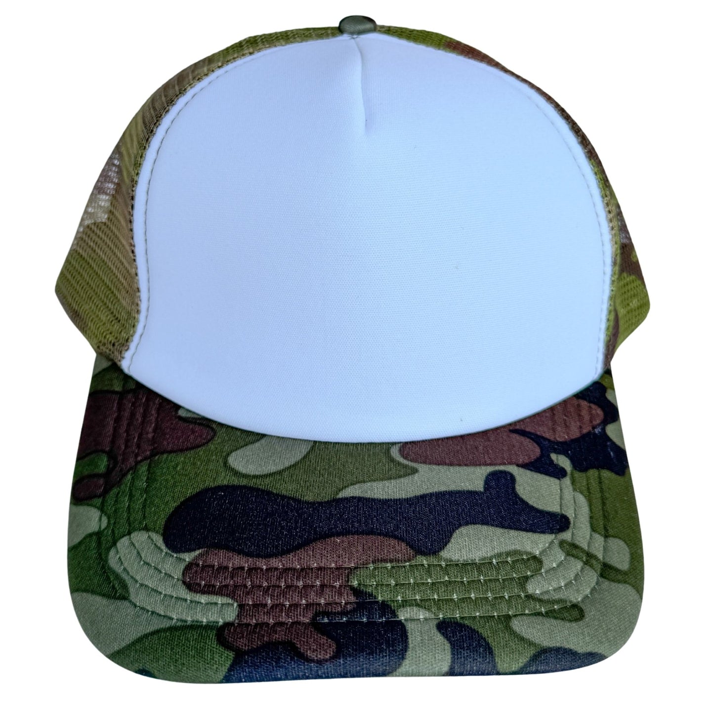 5-Panel High Crown Foam Trucker Hat + Mars Patch