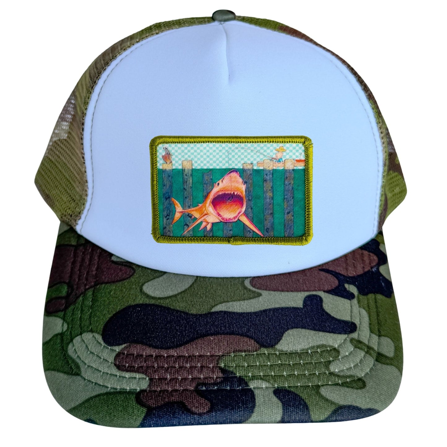 5-Panel High Crown Foam Trucker Hat + Mars Patch