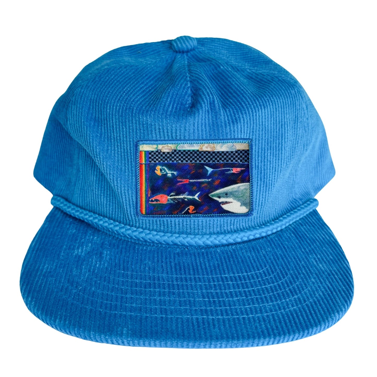 Corduroy Rope Snapback Hat + Mars Patch