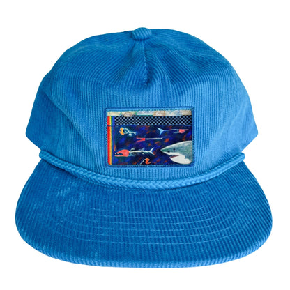 Corduroy Rope Snapback Hat + Mars Patch