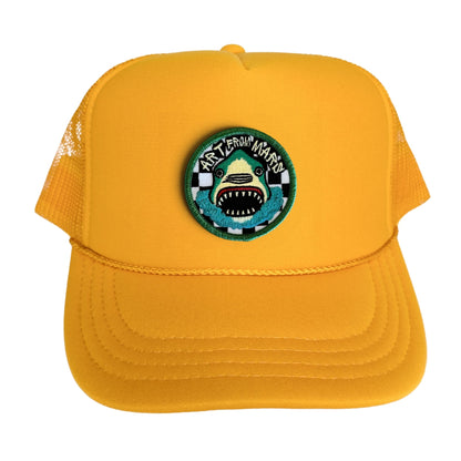 5-Panel High Crown Foam Trucker Hat With Rope + Mars Patch