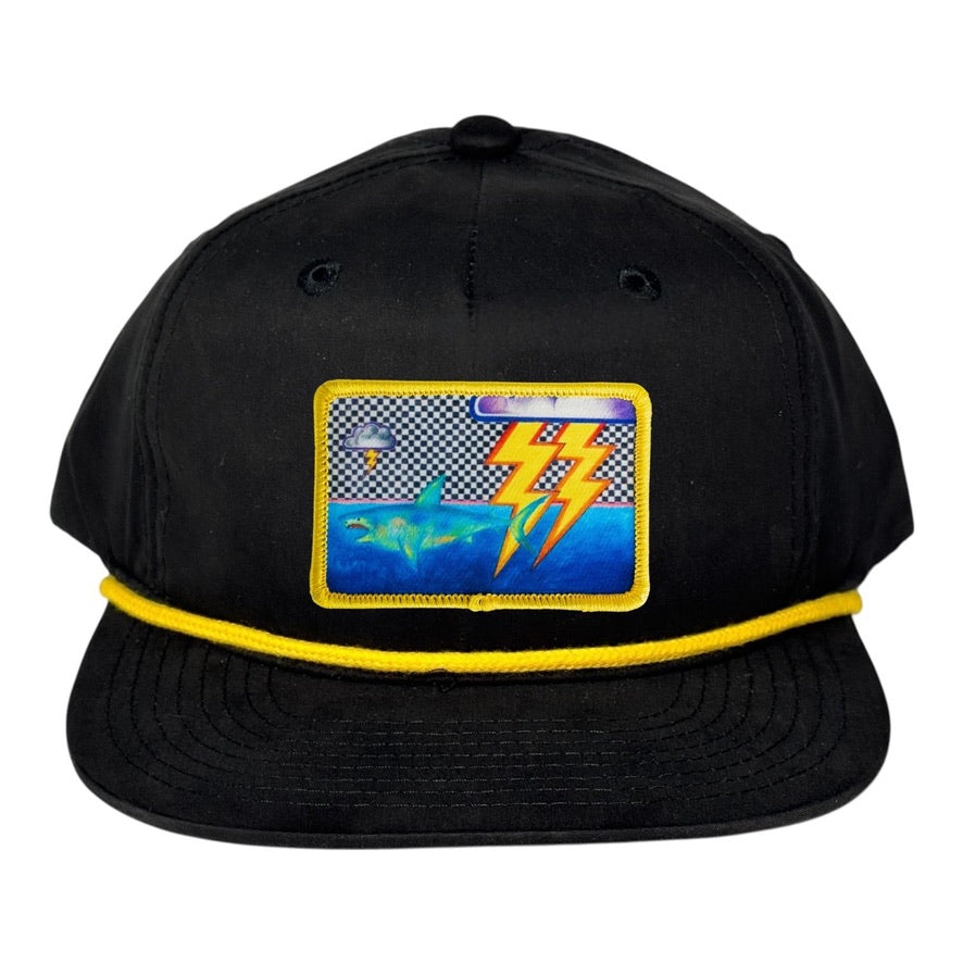 LIGHTNING BITES - Yellow Border - Headwear