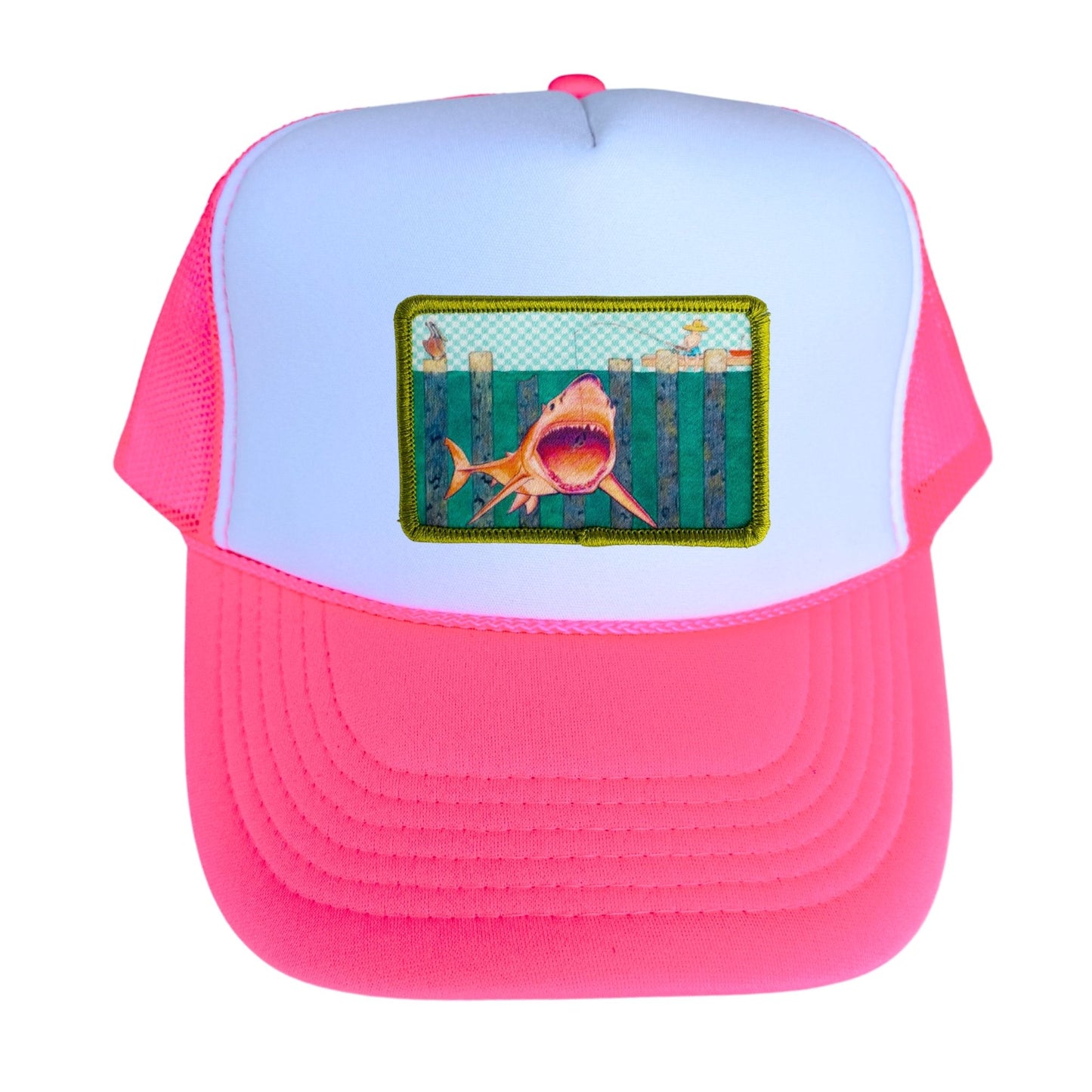 5-Panel High Crown Foam Trucker Hat + Mars Patch