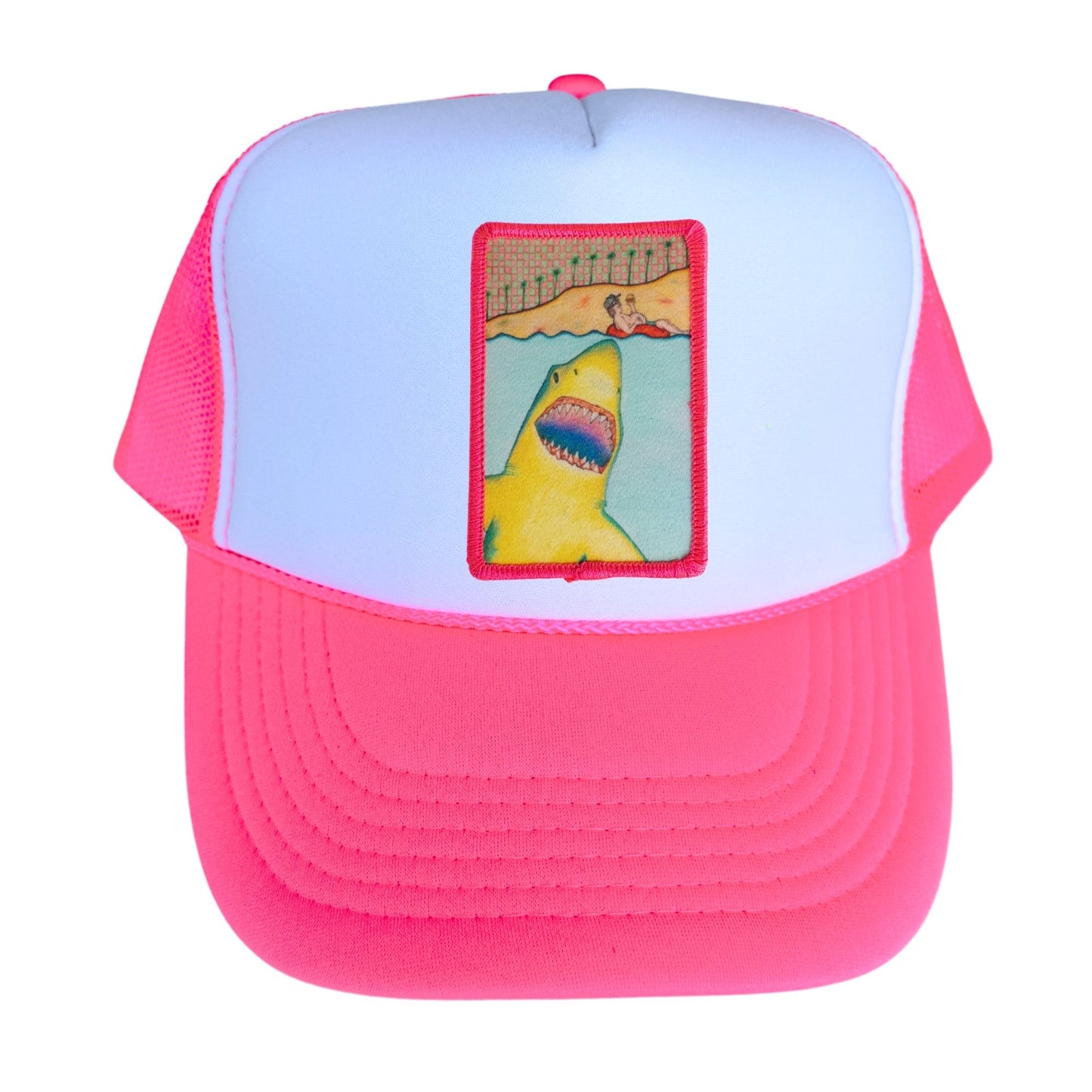 5-Panel High Crown Foam Trucker Hat + Mars Patch